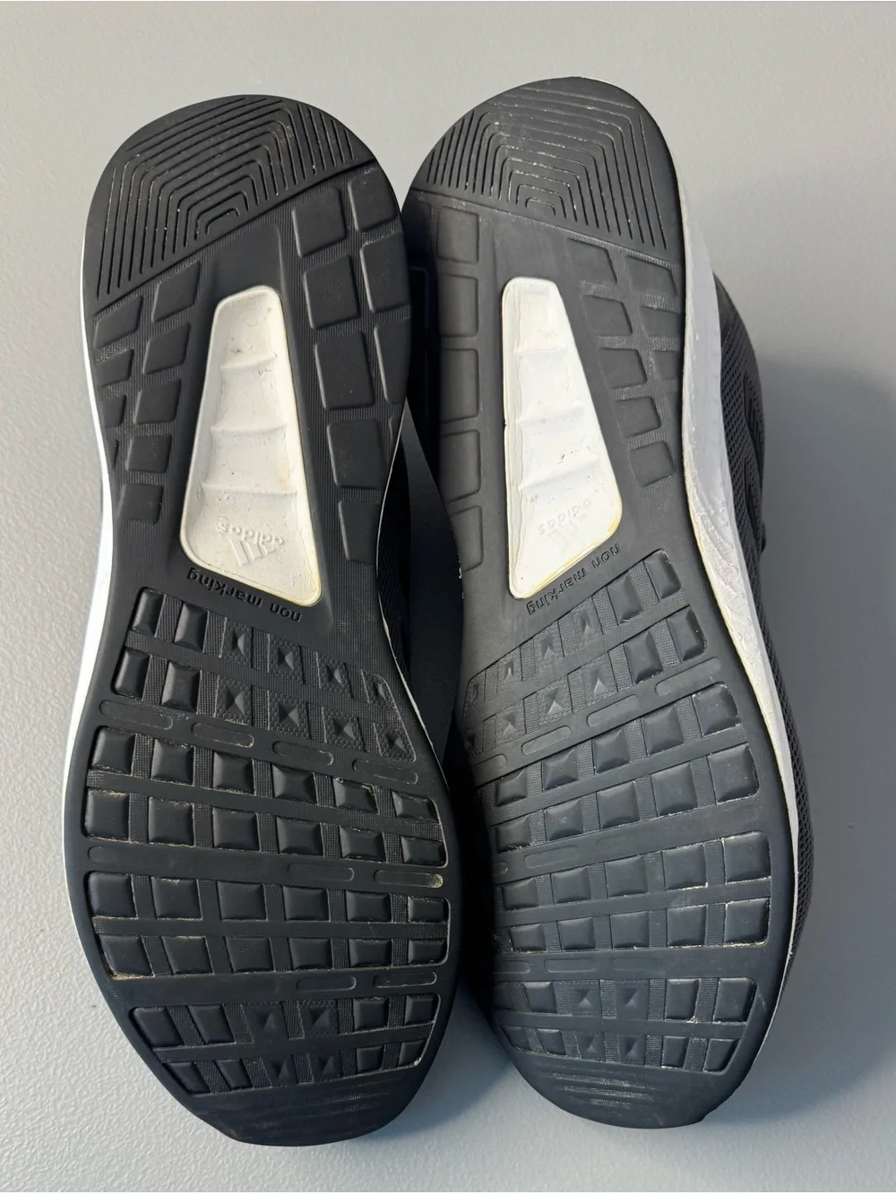 adidas Men's Gray and Black Athletic Running Shoes Size US 11